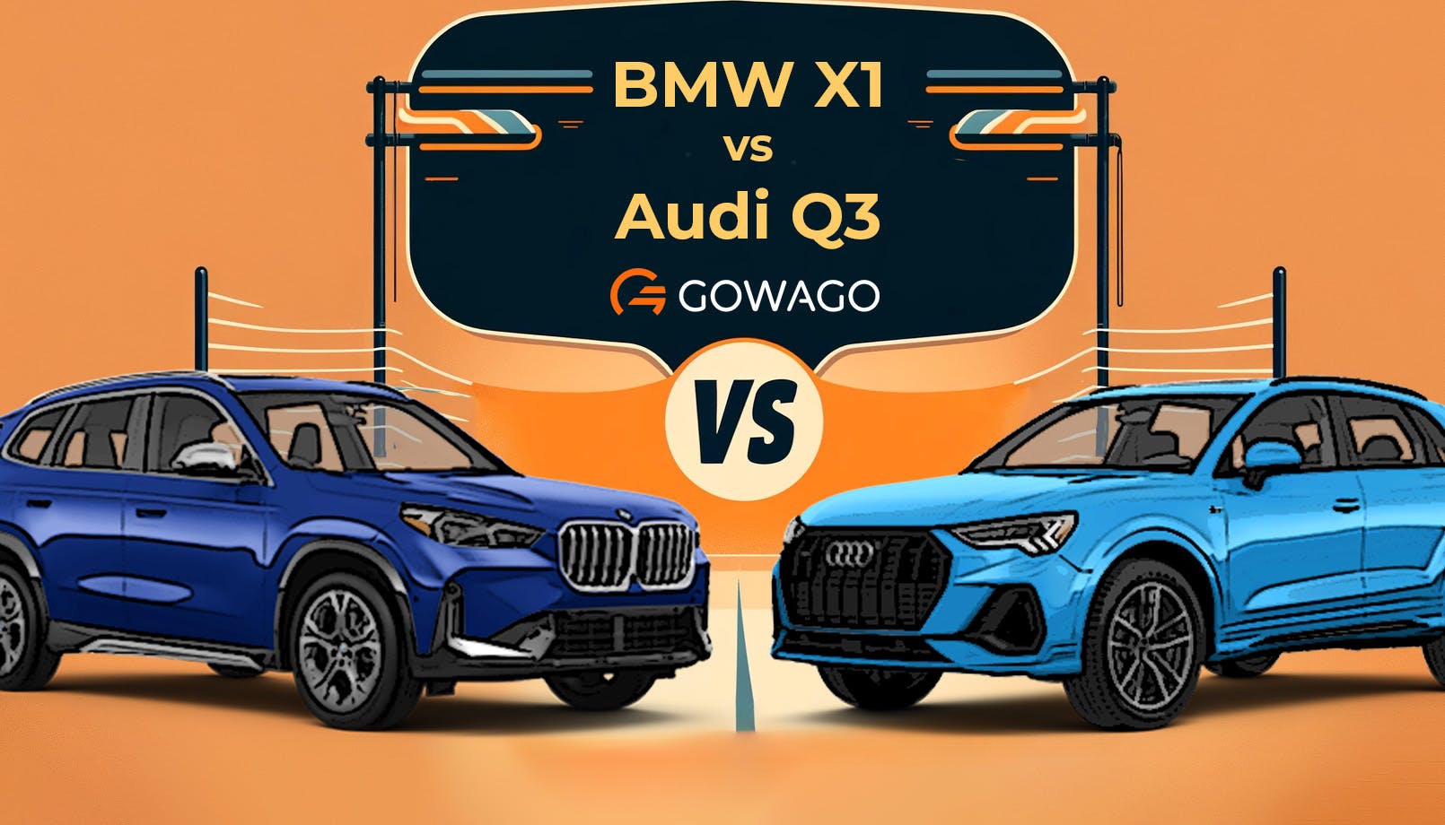 blog item card - BMW X1 vs Audi Q3: Discover the differences in performance, practicality, and design between these premium SUVs and make the right choice for your next lease!