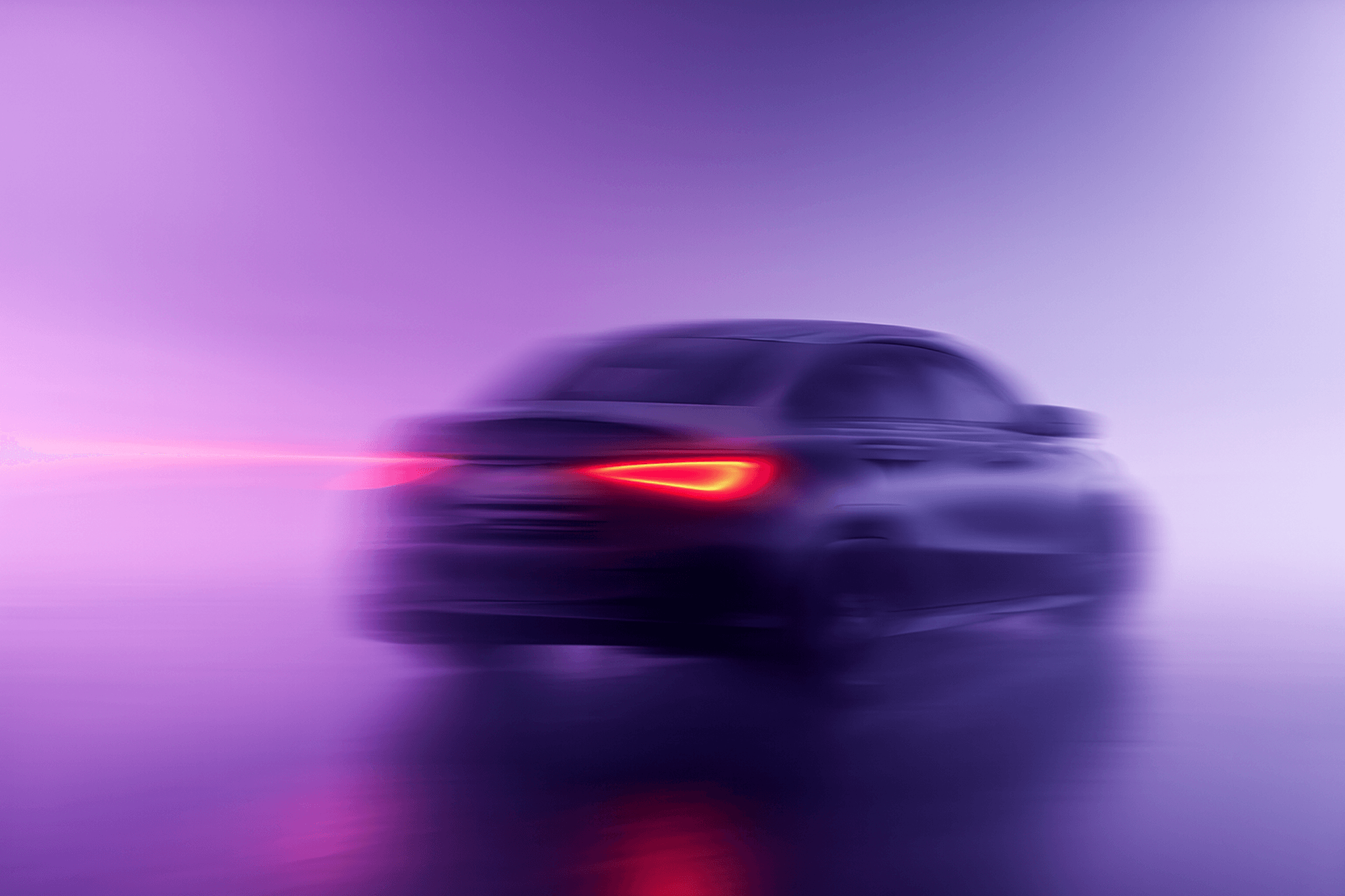 Car on the road