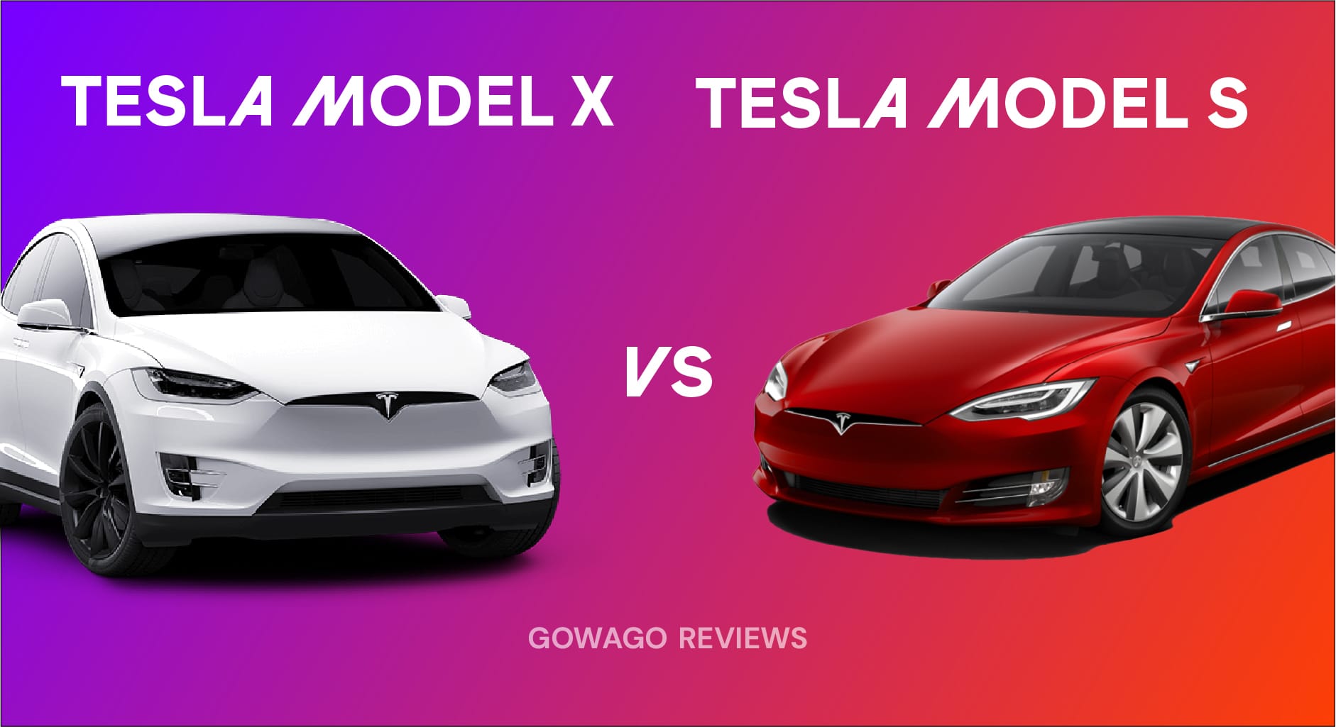 blog item card - Découvre les différences entre la Tesla Model S et la Model X dans le guide comparatif de Gowago - les aspects pratiques, l'équipement, le design intérieur, l'expérience de conduite et les coûts de possession.