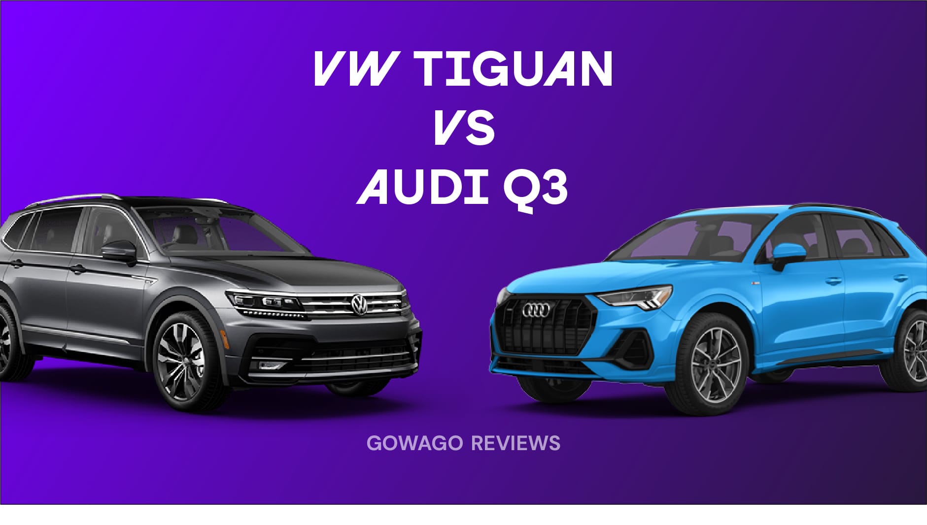 blog item card - VW Tiguan vs Audi Q3: Discover the differences between these SUVs and make the right choice for your next lease!