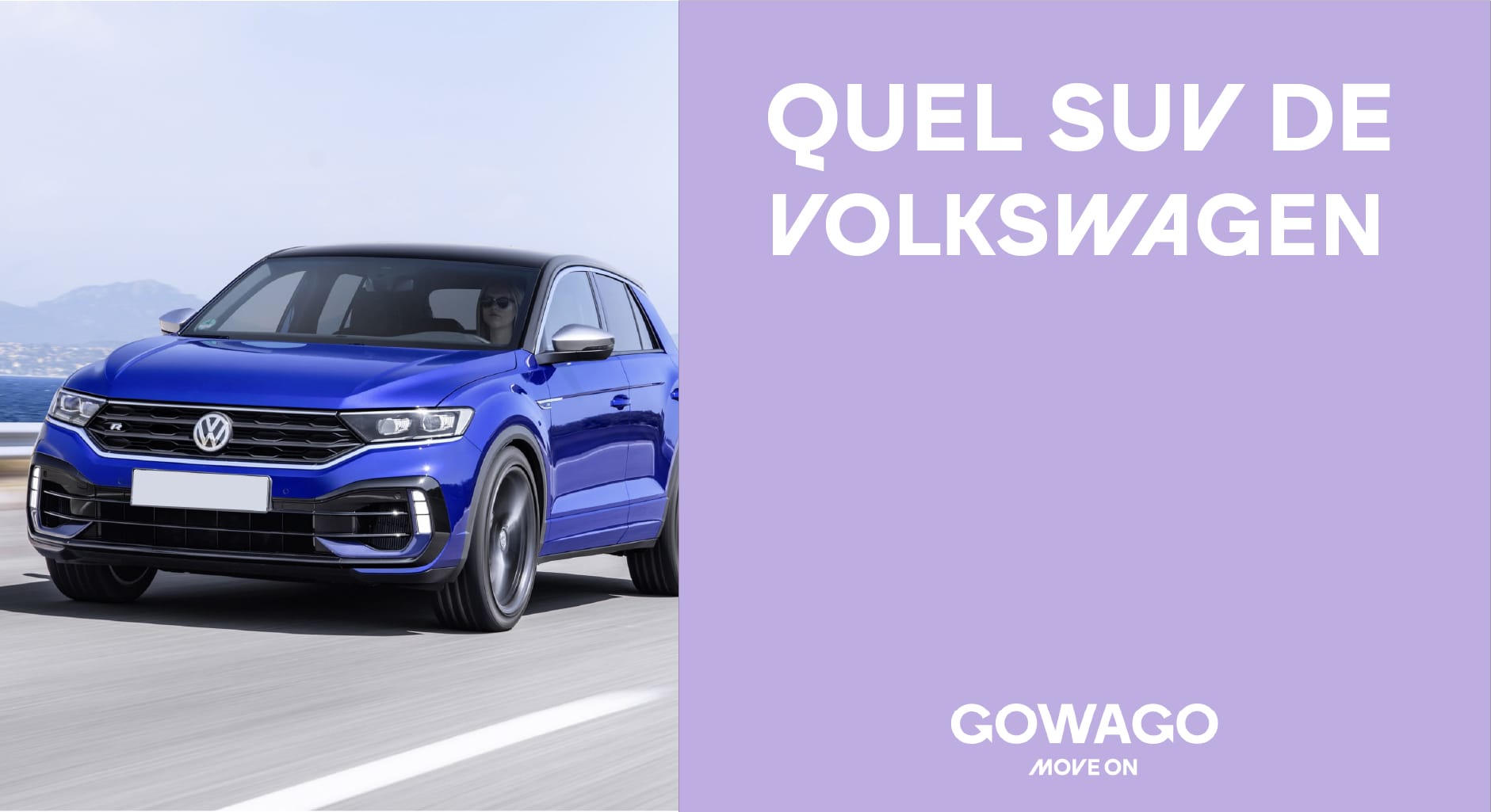 blog item card - Découvrez les VW SUV les plus populaires en leasing : Taigo, T-Cross, T-Roc, Tiguan, ID.4, ID.5 et Touareg. Les options de moteur, la consommation, l'espace et les prix de leasing. Trouvez votre véhicule parfait au prix mensuel !