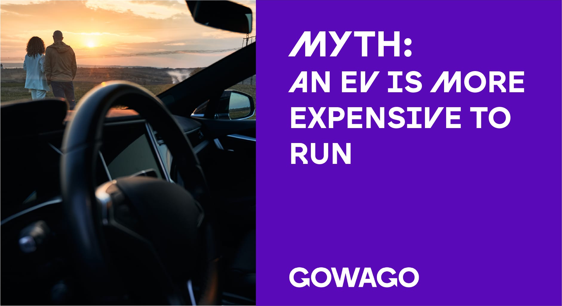 blog item card - Used electric cars are cheaper to run, service, and repair than a petrol car — plus lower charging costs and fewer taxes. We give you the facts. The experts on used electric cars: Gowago. Let's Go.