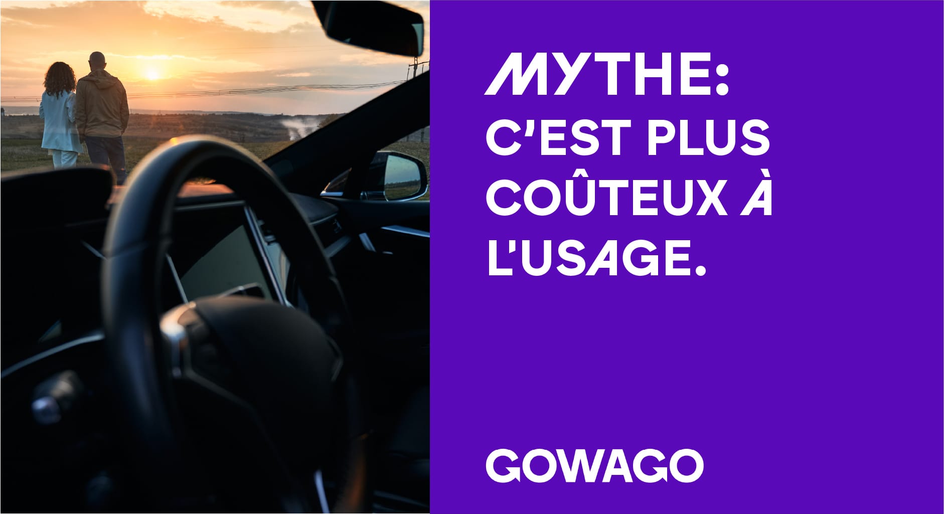 blog item card - Les voitures électriques coûtent moins cher à utiliser, entretenir et réparer – avec électricité abordable et moins d’impôts. Les experts des voitures d’occasion : Gowago.