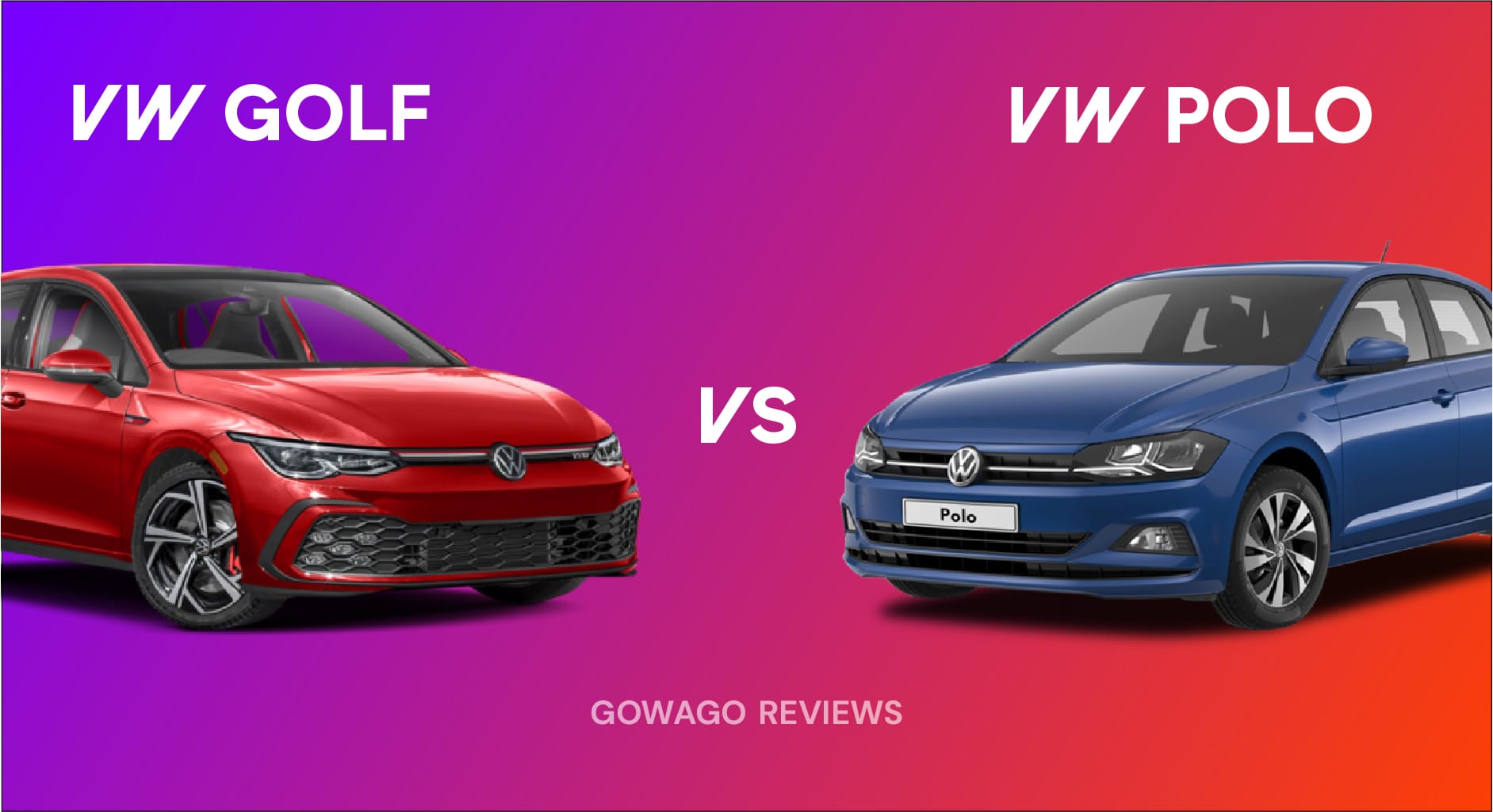 blog item card - VW Golf ou VW Polo? Quelle VW est faite pour vous ? gowago vous aide à choisir ! Prix du leasing ✅ Equipements ✅ Expérience de conduite ✅